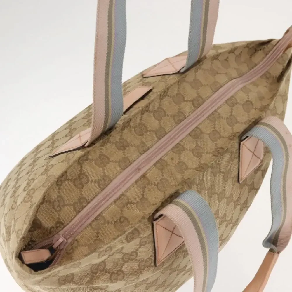 Gucci GG Canvas Tote Bag Beige